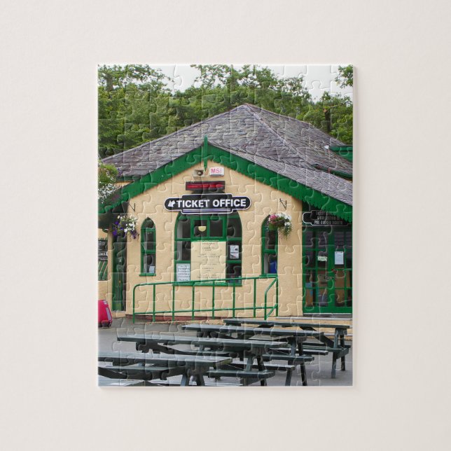 Snowdon Mountain Railway Station, Llanberis, Wales Jigsaw Puzzle