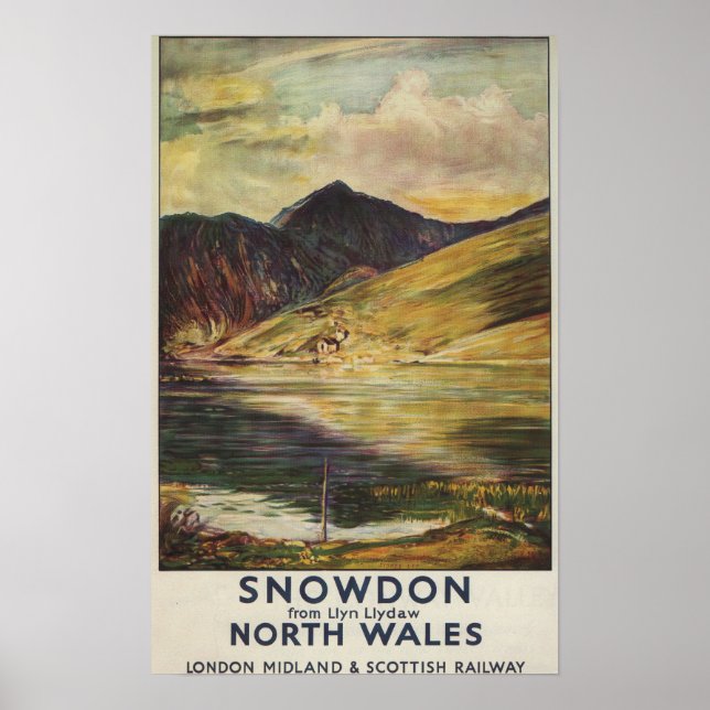 Snowdon Mountain View Railway Poster (Front)