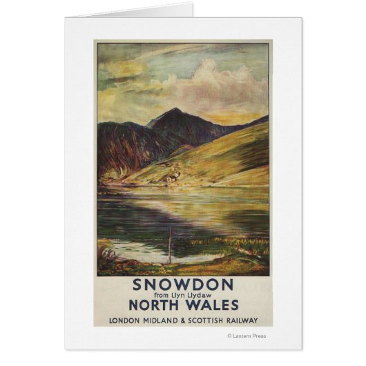 Snowdon Mountain View Railway Poster Cards (Front)