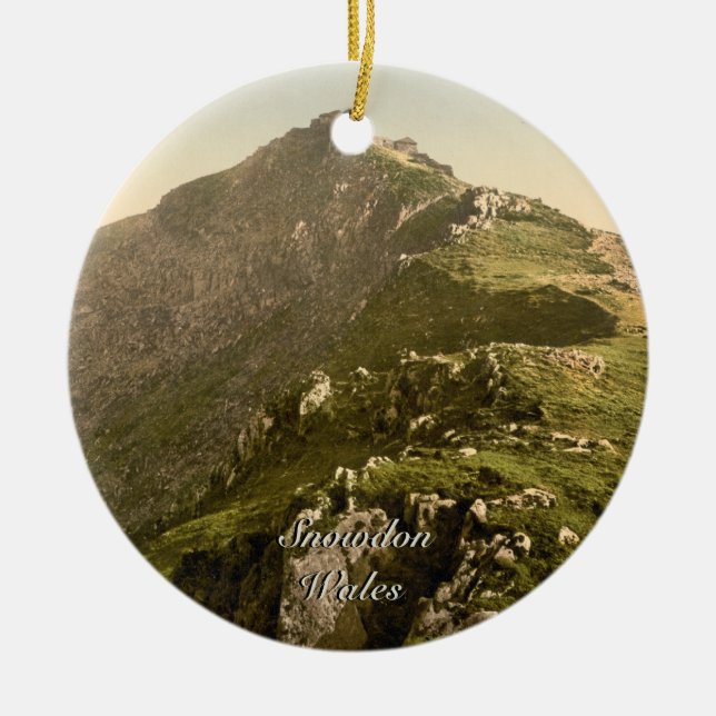 Snowdon - The Last Mile, Gwynedd, Wales Ceramic Ornament (Front)