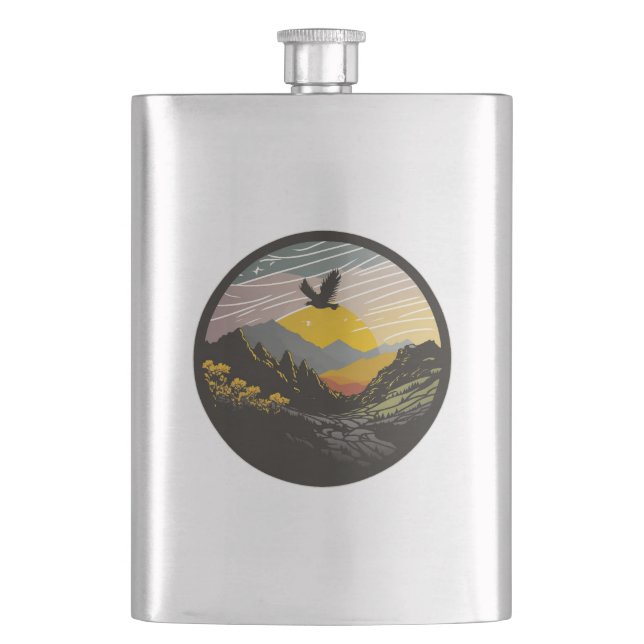 Snowdonia Flask (Front)