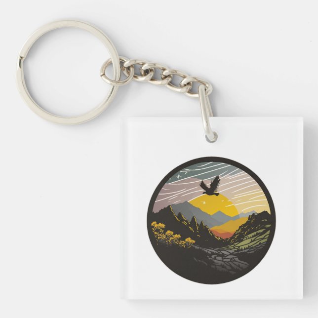 Snowdonia Keychain (Front)