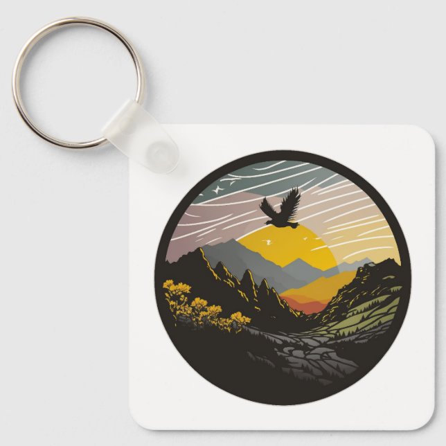 Snowdonia Keychain (Front)