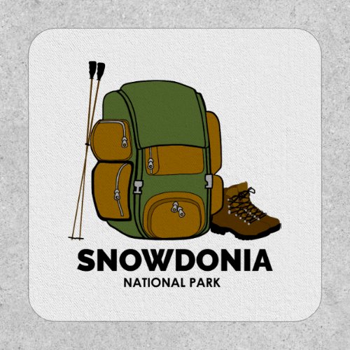Snowdonia National Park Backpack Patch