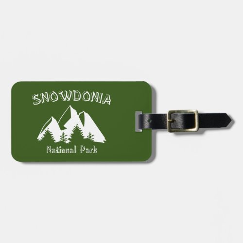 Snowdonia National Park Luggage Tag