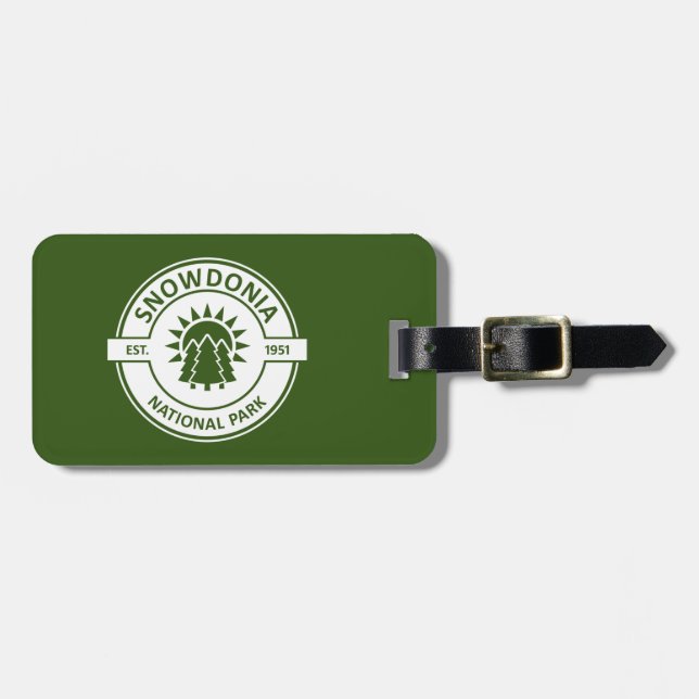 Snowdonia National Park Luggage Tag (Front Horizontal)