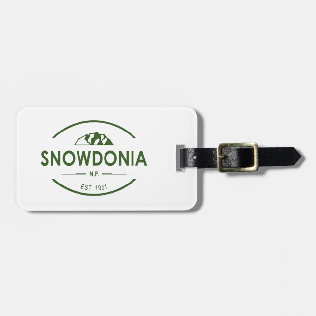Snowdonia National Park Luggage Tag (Front Horizontal)
