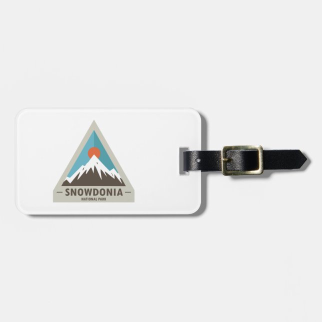 Snowdonia National Park Luggage Tag (Front Horizontal)