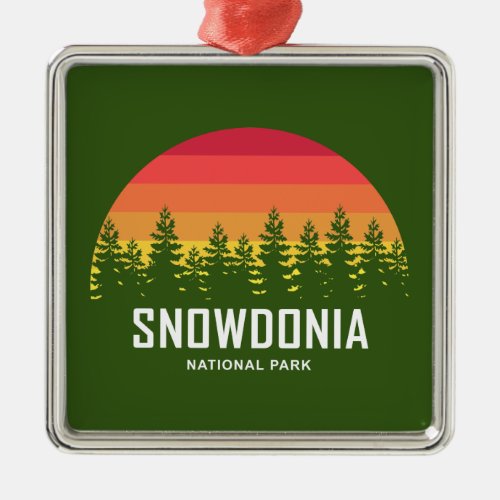 Snowdonia National Park Metal Ornament