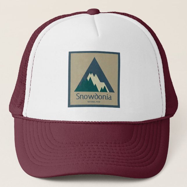 Snowdonia National Park Rustic Trucker Hat (Front)