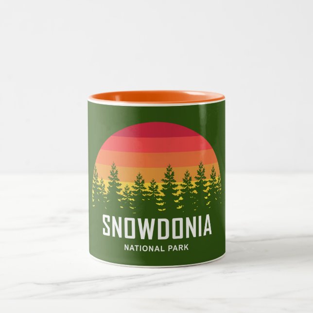 Snowdonia National Park Two-Tone Coffee Mug (Center)