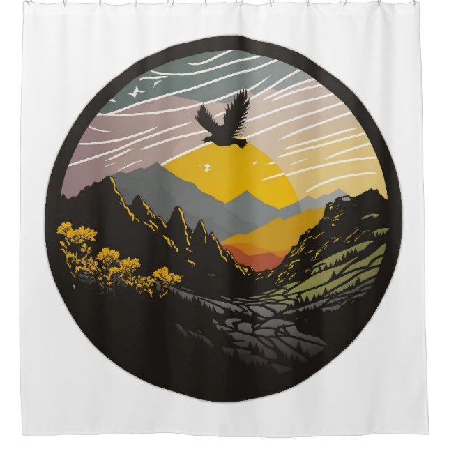 Snowdonia Shower Curtain (Front)