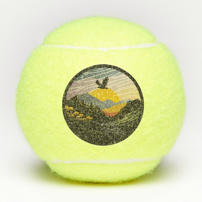 Snowdonia Tennis Balls (Front)