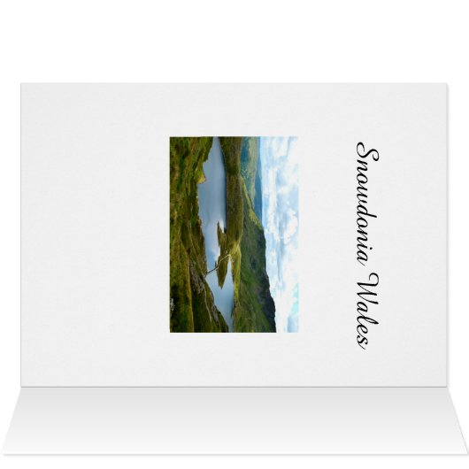 Snowdonia Wales. Cards (Inside Horizontal (Top))