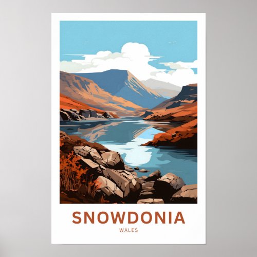Snowdonia Wales Travel Print