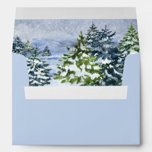 Snowdrift Holiday Envelope