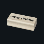 Snowdrift  Merry Christmas Logo Rubber Stamp<br><div class="desc">Merry Christmas Logo.</div>