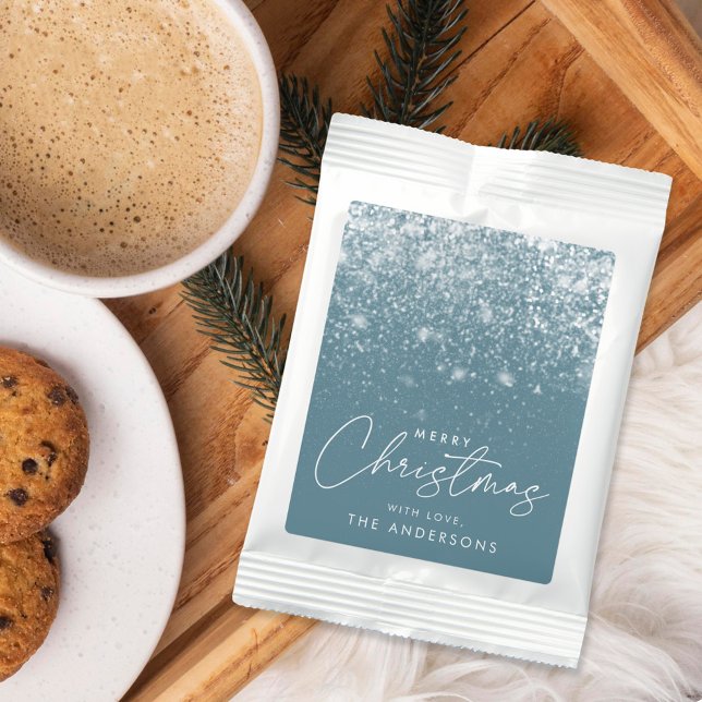 Snowdrift Merry Christmas Winter Blue Hot Chocolate Drink Mix (Creator Uploaded)