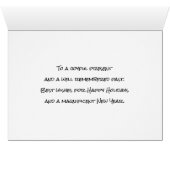 Snowdrift pine tree cards (Inside Horizontal (Bottom))
