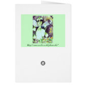 Snowdrop elve "Galanthus" Cards (Back)