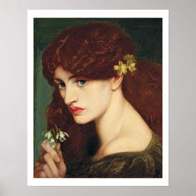 Snowdrops, 1873 (oil on canvas) poster (Front)