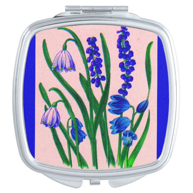 snowdrops and scilla makeup mirror (Front)