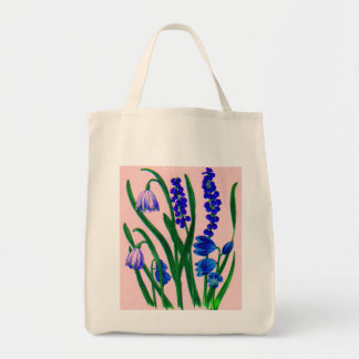 snowdrops and scilla tote bag