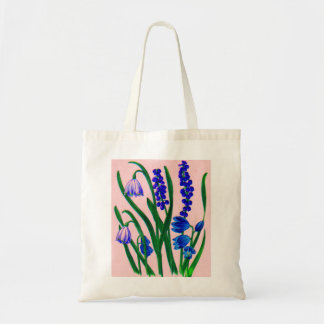 snowdrops and scilla tote bag