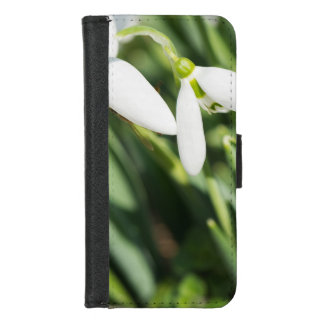 Snowdrops flowers iPhone 8/7 wallet case