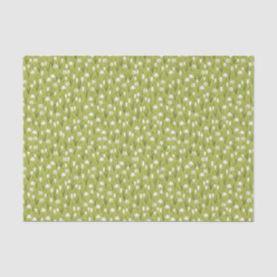 Snowdrops Green Spring Easter Tissue Paper