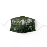 Snowdrops I (Galanthus) White Spring Flowers Adult Cloth Face Mask
