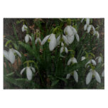 Snowdrops I (Galanthus) White Spring Flowers Cutting Board