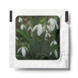 Snowdrops I (Galanthus) White Spring Flowers Hand Sanitizer Packet