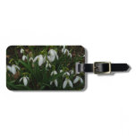 Snowdrops I (Galanthus) White Spring Flowers Luggage Tag