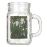 Snowdrops I (Galanthus) White Spring Flowers Mason Jar