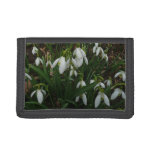 Snowdrops I (Galanthus) White Spring Flowers Trifold Wallet