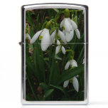 Snowdrops I (Galanthus) White Spring Flowers Zippo Lighter