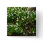 Snowdrops II (Galanthus) Spring Floral Button