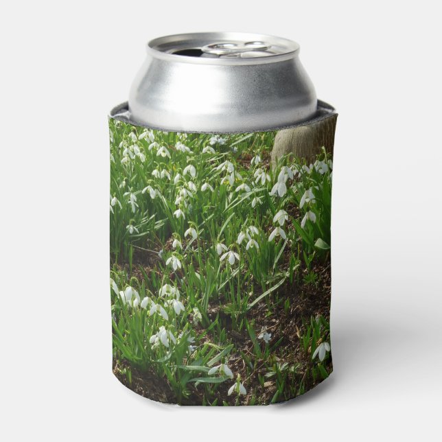 Snowdrops II (Galanthus) Spring Floral Can Cooler (Can Front)