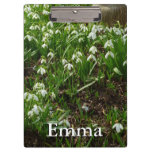 Snowdrops II (Galanthus) Spring Floral Clipboard