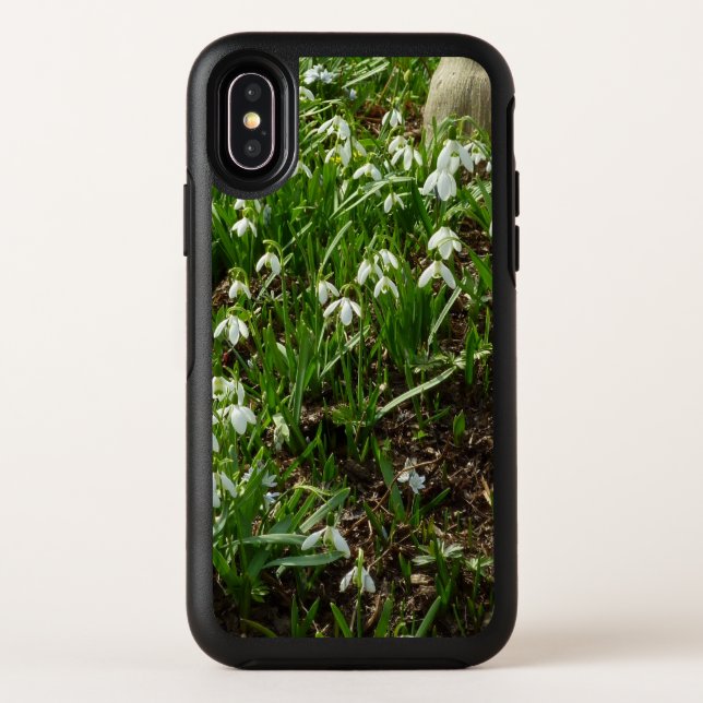 Snowdrops II (Galanthus) Spring Floral Otterbox iPhone Case (Back)