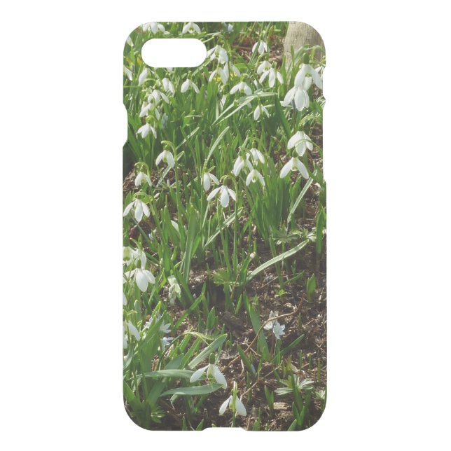 Snowdrops II (Galanthus) Spring Floral Uncommon iPhone Case (Back)