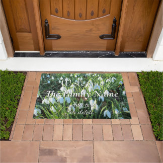 Snowdrops in Full Bloom - Doormat