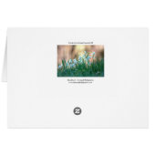 Snowdrops in Spring Cards (Back Horizontal)
