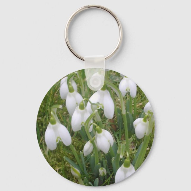 Snowdrops Keychain (Front)