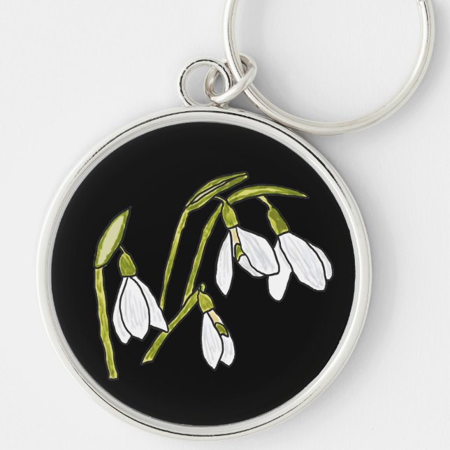 Snowdrops Keychain (Front)