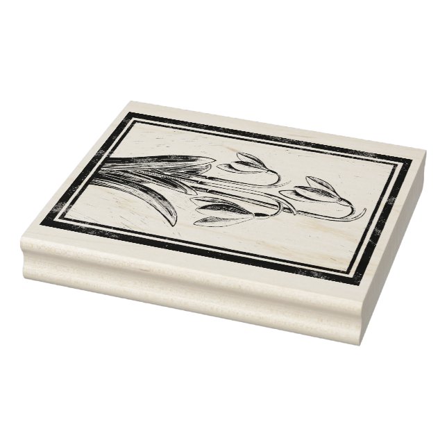 Snowdrops Rubber Stamp (Stamp)