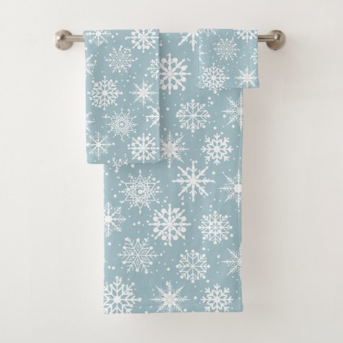 Snowfall Bath Towel Set