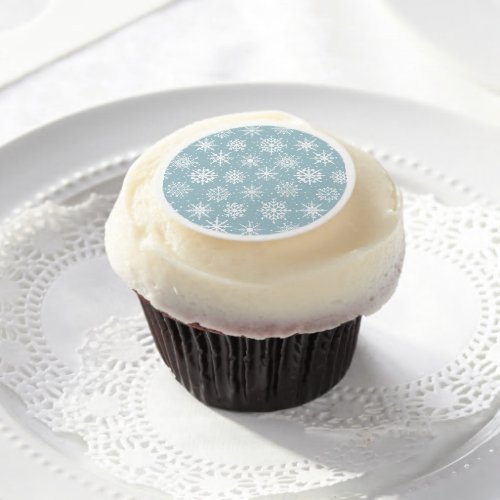 Snowfall Edible Frosting Rounds