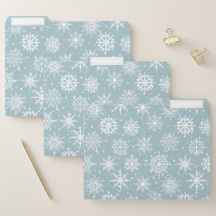 Snowfall File Folder
